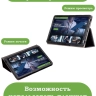 Чехол с узором на Blackview Tab 6 (черный)