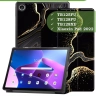 Чехол для Lenovo Tab M10 Plus (Gen 3), Чёрный мрамор