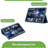 Чехол с узором на Blackview Tab 6 (голубой)