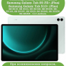 Чехол с клавиатурой для Samsung Galaxy Tab S9 Plus, S9 FE Plus 12,4 (розовый), поворотный