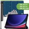 Чехол для Samsung Galaxy Tab S9, S9 FE (Сонный кот)