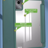 Чехол с прозрачной задней крышкой для Lenovo Xiaoxin Pad 2024, Lenovo Tab M11 (темно-зеленый), прозр. акрил