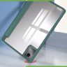 Чехол с прозрачной задней крышкой для Lenovo Xiaoxin Pad 2024, Lenovo Tab M11 (темно-зеленый), прозр. акрил