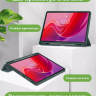 Чехол с прозрачной задней крышкой для Lenovo Xiaoxin Pad 2024, Lenovo Tab M11 (т.зеленый), прозр. акрил