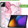 Чехол для Xiaomi Pad 7, Xiaomi Pad 7 Pro, Розовый мрамор