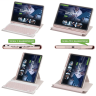 Чехол с клавиатурой для Lenovo Xiaoxin Pad 2024, Lenovo Tab M11 (розовый), поворотный