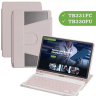 Чехол с клавиатурой для Lenovo Xiaoxin Pad 2024, Lenovo Tab M11 (розовый), поворотный