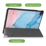 Чехол для Lenovo Tab M10 Plus (Gen 3), Розово-голубой мрамор