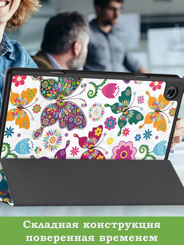 Чехол для Teclast P20HD, P20S, M40 PRO, M40, M40S, Бабочки