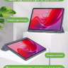Чехол с прозрачной задней крышкой для Lenovo Xiaoxin Pad 2024, Lenovo Tab M11 (фиолетовый), прозр. акрил