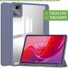 Чехол с прозрачной задней крышкой для Lenovo Xiaoxin Pad 2024, Lenovo Tab M11 (фиолетовый), прозр. акрил