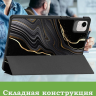Чехол для HONOR Pad X9a, Pad X9 Pro 2025 (Черный мрамор)