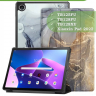 Чехол для Lenovo Tab M10 Plus (Gen 3), Серый мрамор