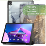 Чехол для Lenovo Tab M10 Plus (Gen 3), Серый мрамор