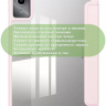 Чехол с прозрачной задней крышкой для Lenovo Xiaoxin Pad 2024, Lenovo Tab M11 (розовый), прозр. акрил