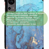 Чехол для Teclast Т60, Голубой мрамор