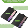 Чехол с прозрачной задней крышкой для Samsung Galaxy Tab S11 Ultra (черный), прозр. акрил