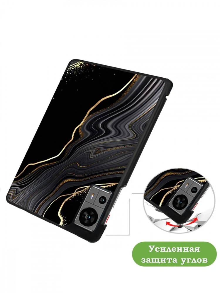 Чехол для Teclast Т60, Черный мрамор