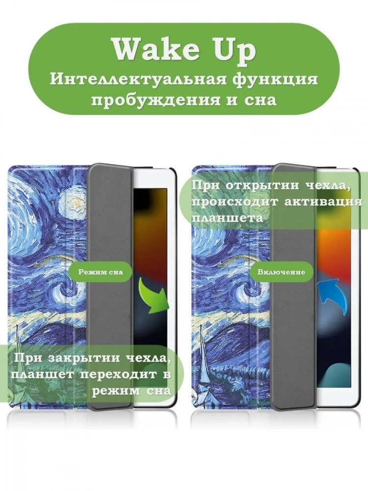 Чехол для iPad 10.2, Ван Гог