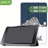 Чехол для Samsung Galaxy Tab A 8.0 (2017) T380, T385, Сонный кот