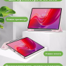 Чехол с прозрачной задней крышкой для Lenovo Xiaoxin Pad 2024, Lenovo Tab M11 (розовый мрамор), прозр. акрил
