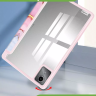 Чехол с прозрачной задней крышкой для Lenovo Xiaoxin Pad 2024, Lenovo Tab M11 (розовый мрамор), прозр. акрил