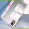 Чехол с прозрачной задней крышкой для Lenovo Xiaoxin Pad 2024, Lenovo Tab M11 (розовый мрамор), прозр. акрил