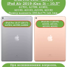 Чехол для iPad Pro 10.5, iPad Air (2019), 10,5 дюймов (темно-синий)
