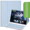 Чехол с клавиатурой для iPad Air 11 (6th gen), 2024 (голубой), поворотный