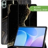Чехол для Infinix XPAD 20 (Черный мрамор)