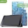 Чехол для Samsung Galaxy Tab A 8.0 (2017) T380, T385, Голубой мрамор Чехол для Samsung Galaxy Tab A 8.0 (2017) T380, T385, Голубой мрамор