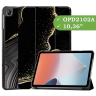 Чехол для OPPO Pad Air, Черный мрамор