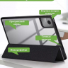 Чехол с прозрачной задней крышкой для Lenovo Xiaoxin Pad 2024, Lenovo Tab M11 (серый мрамор), прозр. акрил