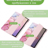Чехол с прозрачной задней крышкой для Samsung Galaxy Tab S11 Ultra (розовый мрамор), прозр. акрил