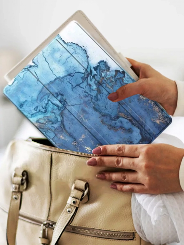 Чехол для Teclast M50 PRO, Голубой мрамор