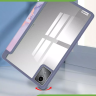 Чехол с прозрачной задней крышкой для Lenovo Xiaoxin Pad 2024, Lenovo Tab M11 (фиолет. мрамор), прозр. акрил