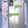 Чехол с прозрачной задней крышкой для Lenovo Xiaoxin Pad 2024, Lenovo Tab M11 (фиолет. мрамор), прозр. акрил