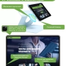 Чехол с клавиатурой для iPad Air 13 (2024) (светло-серый), поворотный