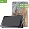 Чехол для Samsung Galaxy Tab A 8.0 (2017) T380, T385, Серый мрамор