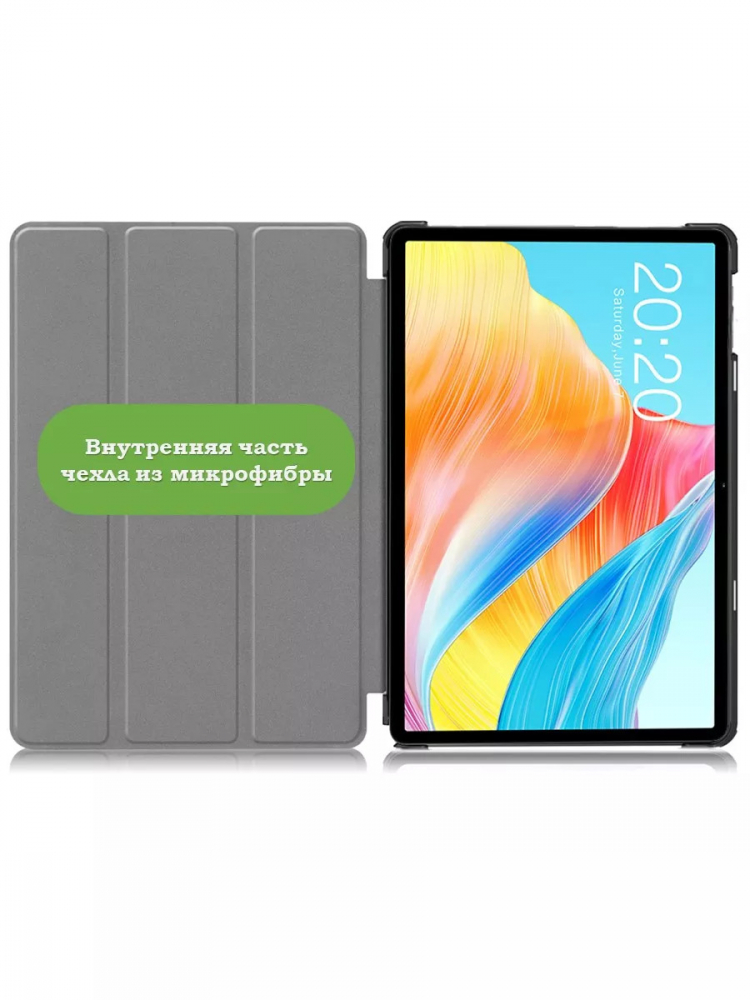 Чехол для Teclast M50 PRO, Чёрный мрамор
