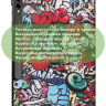Чехол для Samsung Galaxy Tab S9 FE Plus, SM-X610, SM-X616B (Граффити)