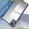 Чехол с прозрачной задней крышкой для Lenovo Xiaoxin Pad 2024, Lenovo Tab M11 (синий мрамор), прозр. акрил