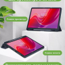 Чехол с прозрачной задней крышкой для Lenovo Xiaoxin Pad 2024, Lenovo Tab M11 (синий мрамор), прозр. акрил