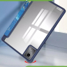 Чехол с прозрачной задней крышкой для Lenovo Xiaoxin Pad 2024, Lenovo Tab M11 (синий мрамор), прозр. акрил