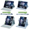 Чехол с клавиатурой для iPad Air 13 (2024) (голубой), поворотный