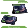Чехол с узором на TCL Tab 9494G, TCL NXTPAPER 12 Pro (черный)