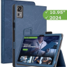 Чехол с узором на CHUWI HiPad 11 2024 (голубой)
