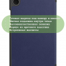 Чехол для Samsung Galaxy Tab A11, A9 (темно-синий)