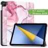 Чехол для REDMI Pad 2 9.7, Poco Pad C1 (2026) (Розовый мрамор)