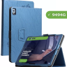 Чехол с узором на TCL Tab 9494G, TCL NXTPAPER 12 Pro (голубой)